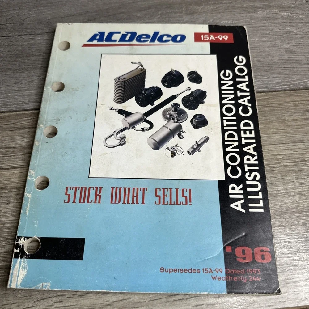 1989 AC DELCO Air Conditioning Catalog GM Dealership‎ Book
